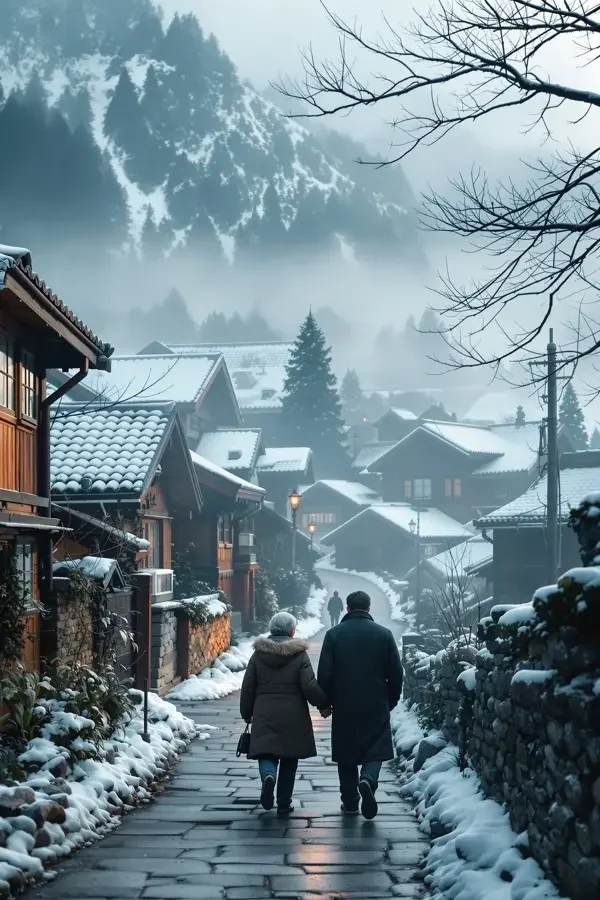 春山雪